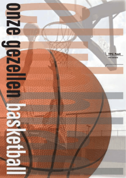 Clubblad Juli 2014 - Onze Gezellen Basketball