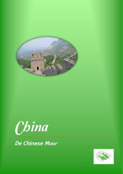 De Chinese Muur - China in de les