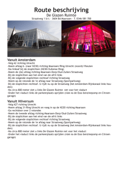 Route beschrijving