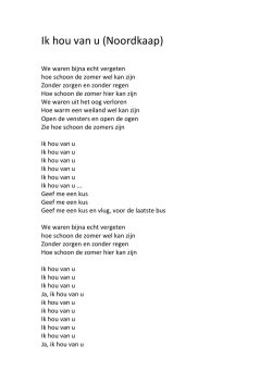 Ik hou van u (Noordkaap)