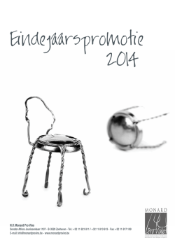 Eindejaarspromotie 2014 - Justin Monard Pro Vino