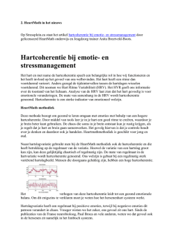 Hartcoherentie bij emotie