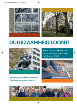 DUURZAAMHEID LOONT! - Wijkvereniging Duttendel en Wittebrug