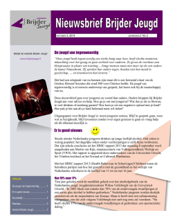 Download de nieuwsbrief als PDF