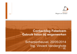 door Ing. V. Vanderghote