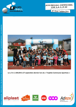 Journal Officiel 10 du 7 octobre 2014
