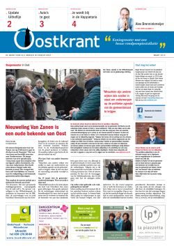 Maart 2014 - Oostkrant