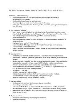 INFORMATIE M