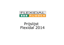 Prijslijst Flexidal 2014 - Rubber Tegel :: Rubberen tegels