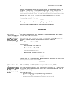 Verslag gemeenteraad 14 april 2014 - Stad Herk-de-Stad