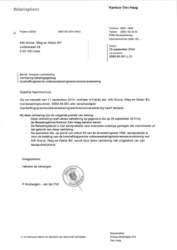Belastingverklaring
