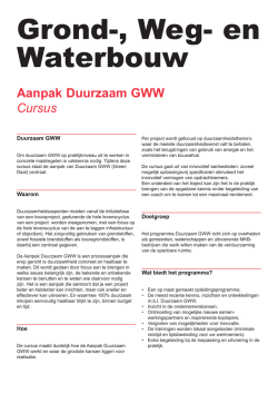 Duurzaam GWW