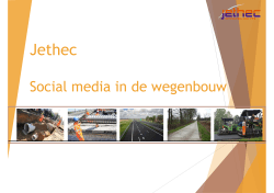 Social Media in de wegenbouw – introductie voor