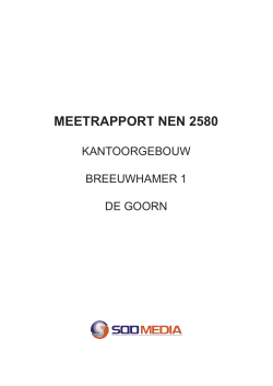 MEETRAPPORT NEN 2580