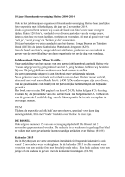 HvH expo 2014 tekst pers - Heemkundevereniging Heitse