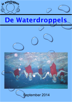 2014 september - De Waterdroppels