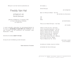 Freddy Van Hal - uitvaartcentrum.be