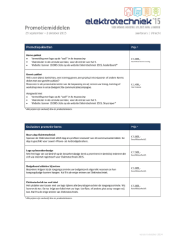 Download hier het complete overzicht promotiemiddelen