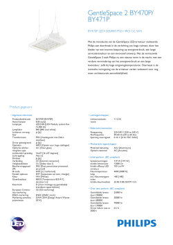 Product Leaflet: GentleSpace gen2 BY470P high-bay