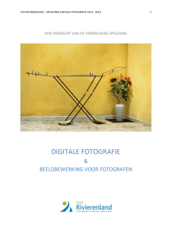 Digitale Fotografie en Beeldbewerking voor