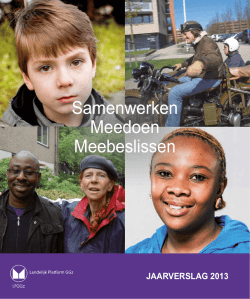 Jaarverslag 2013 - Landelijk Platform GGz