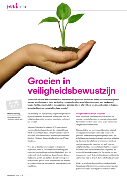 groeien in veiligheidsbewustzijn