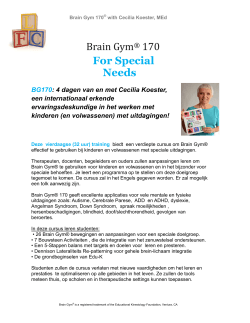 Brain Gym® 170 For Special Needs