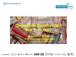 Hoe zorg je dat klantloyaliteit voldoende oplevert?