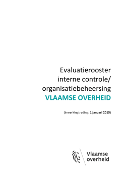 Het evaluatierooster
