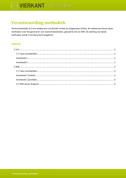Verantwoording methodiek (PDF)