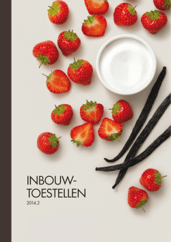 INBOUW- TOESTELLEN