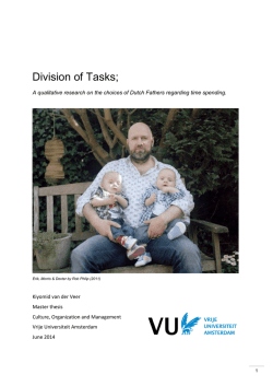 Division of Tasks
