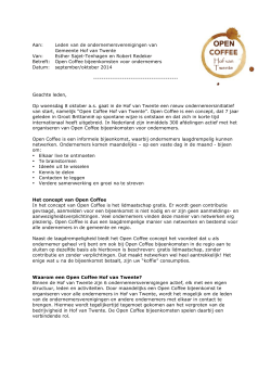 informatiebrief downloaden - Open Coffee Hof van Twente