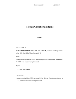 Hof van Cassatie van Belgi&euml;