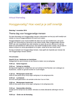 Hooggevoelig? Hoe voed je je zelf innerlijk