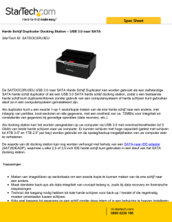 Harde Schijf Duplicator Docking Station &ndash; USB 3.0 naar SATA
