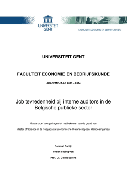 Bekijk online - Universiteit Gent