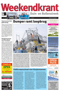 Dumper ramt loopbrug - Archief kranten