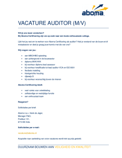 Bekijk deze vacature - Kwaliteit in Bedrijf