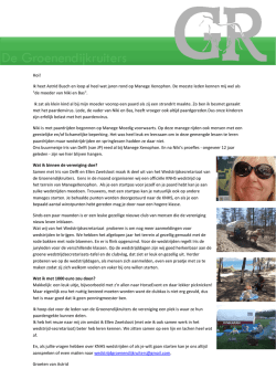 Hoi! Ik heet Astrid Busch en loop al heel wat jaren rond op Manege