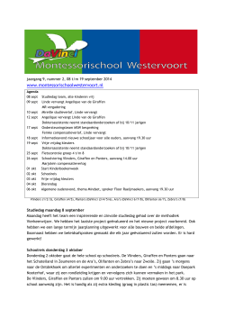 nieuwsbrief 2 - Montessorischool Westervoort
