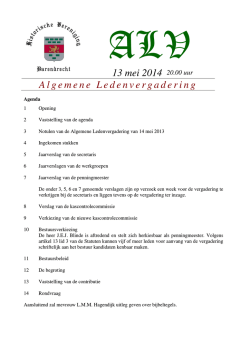 Jaarverslag - Historische Vereniging Barendrecht