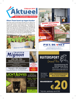 Editie Ninove - 05/02/2014 (week 06)