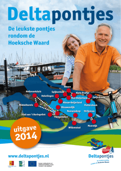 Brochure 2014 - Deltapontjes
