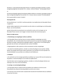 Het Natuur- en Recreatieschap Reeuwijkse Plassen en omgeving
