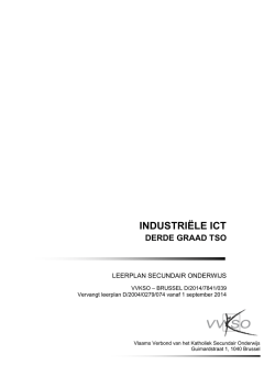 INDUSTRI&Euml;LE ICT - vvkso