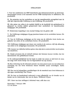 STELLINGBN I. Voor het combineren van HRP histochemie