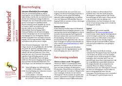 Huurverhoging Een woning zoeken - Woonstichting Land van Altena