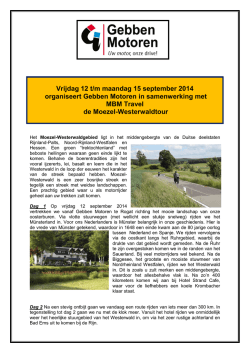 info + prijzen moezel-westerwaldtour gebben motoren 12