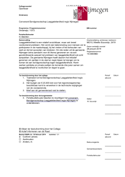 Convenant bondgenootschap laaggeletterdheid regio Nijmegen 2014
